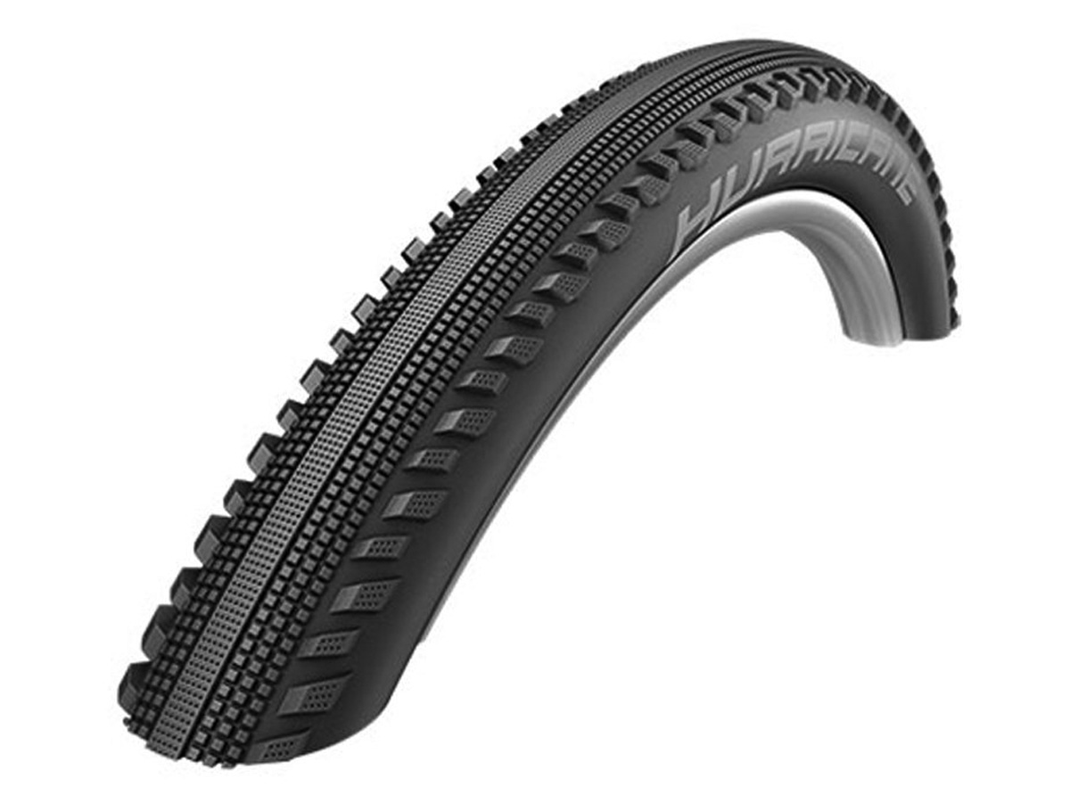 Покрышка 26" SCHWALBE (54-559) HURRICANE Perf, RaceGuard 54-559 B/B-SK+RT (светоотр полоса) HS499