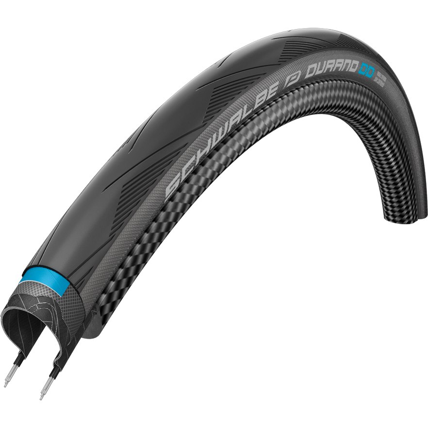 Покрышка 28" Schwalbe 700x25C (25-622) DURANO DD Perf, DD, RaceGuard черно-серая