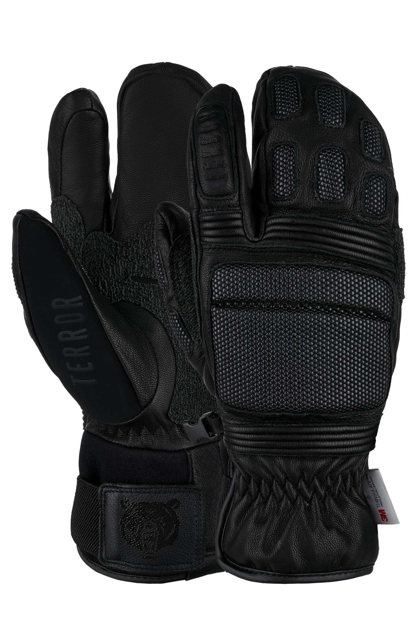 Варежки TERROR - RACE Mitten (Black) L