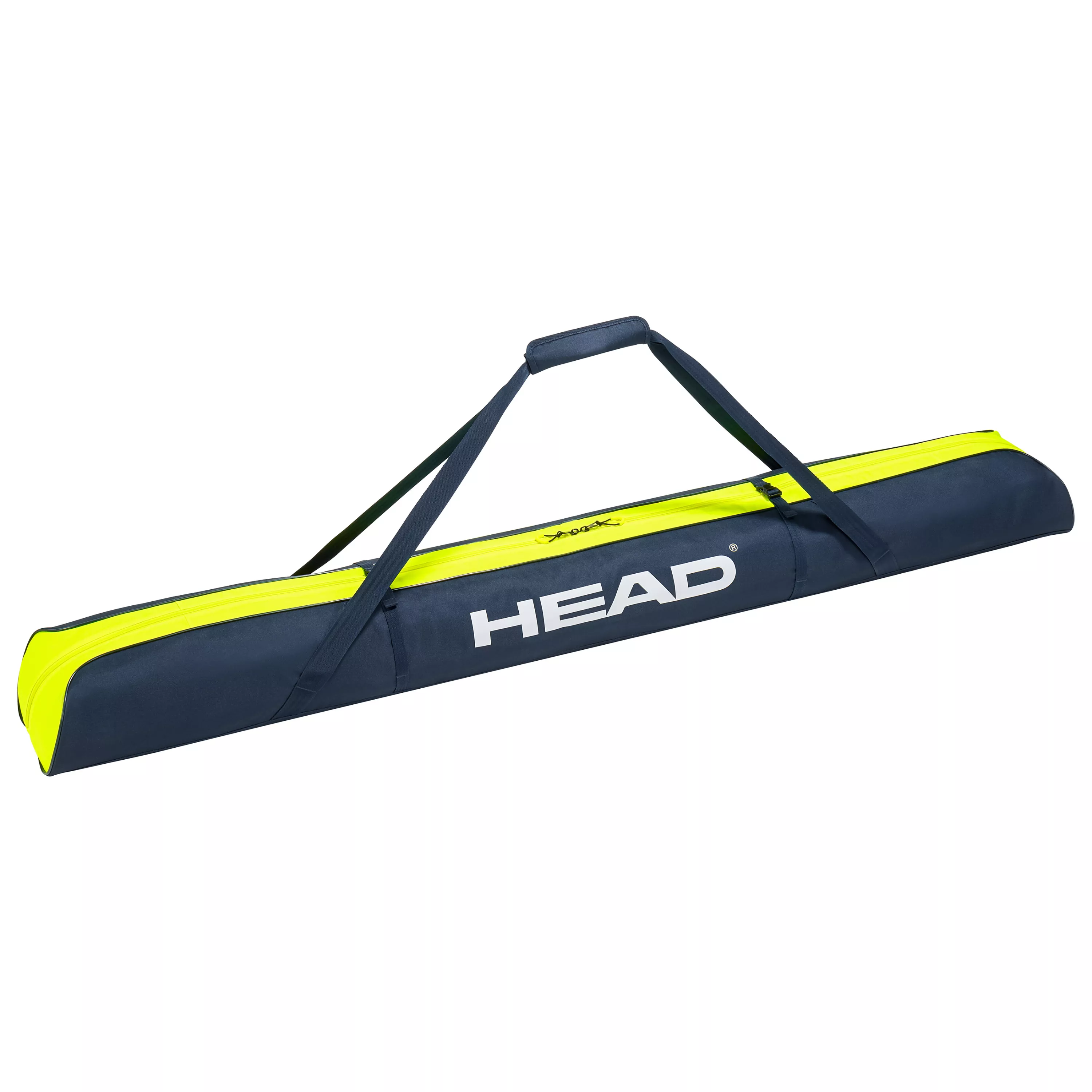 Чехол горнолыжный 175, HEAD Single Ski Bag на 1 пару лыж dark blue-white