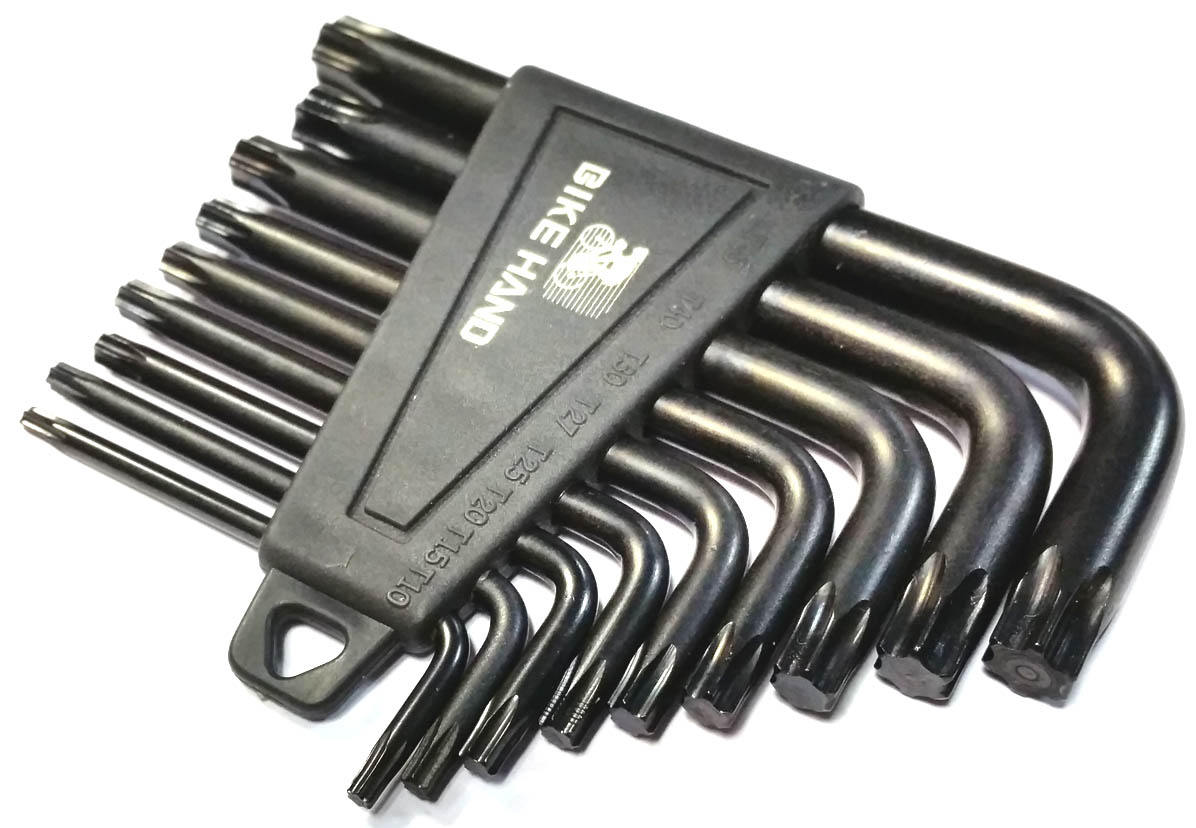 Набор ключей BIKE HAND TORX YC-633S Г-образн. "звездочка"