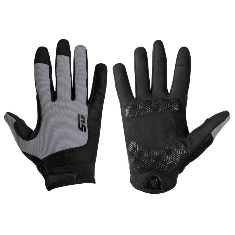 Перчатки полноразмерные STG Fit Skin, размер M, серый с черным